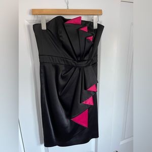 White House Black Market, size 0, black/pink